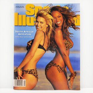 Sports Illustrated Swimsuit Issue VTG 1996 Tyra Banks Michael Jordan Newsstand